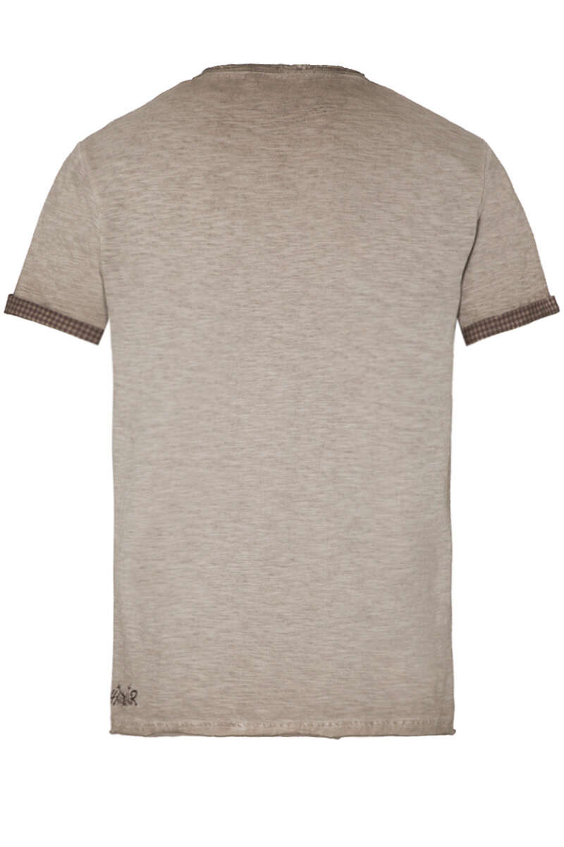 Herren T-Shirt Makrug Bier beige Bild 2