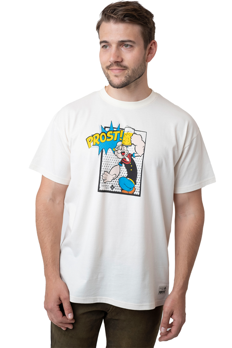 Herren T-Shirt 'Popeye' natur Bild 2