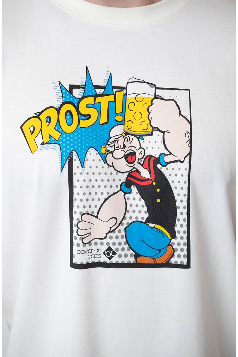 Herren T-Shirt 'Popeye' natur Bild 2