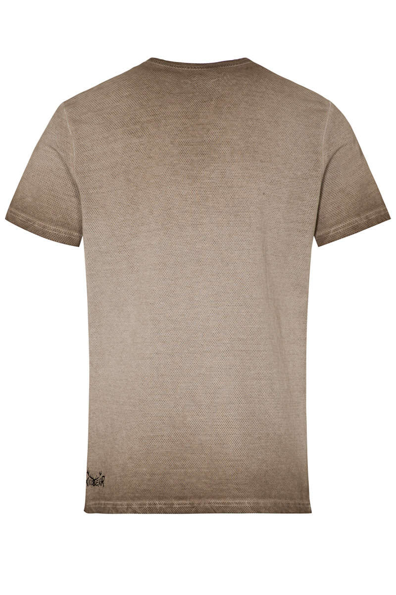 Herren Trachtenshirt 'Wuidling' beige Bild 2