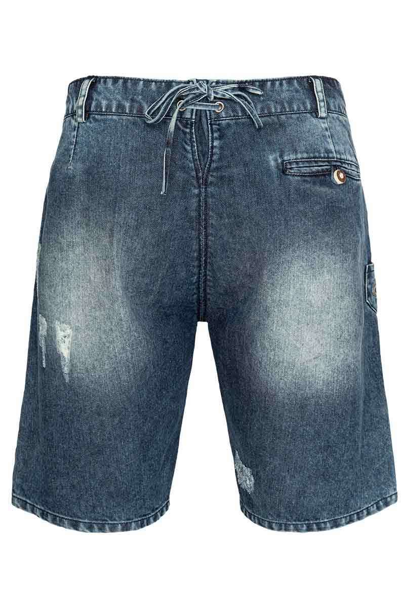 Herren Jeans Lederhose Bild 2