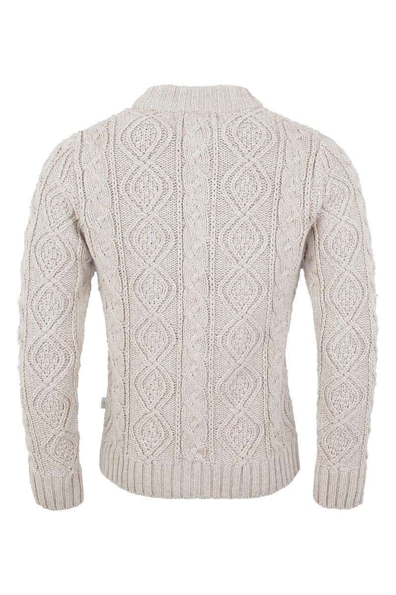 Herren Trachtenstrickjacke beige Bild 2