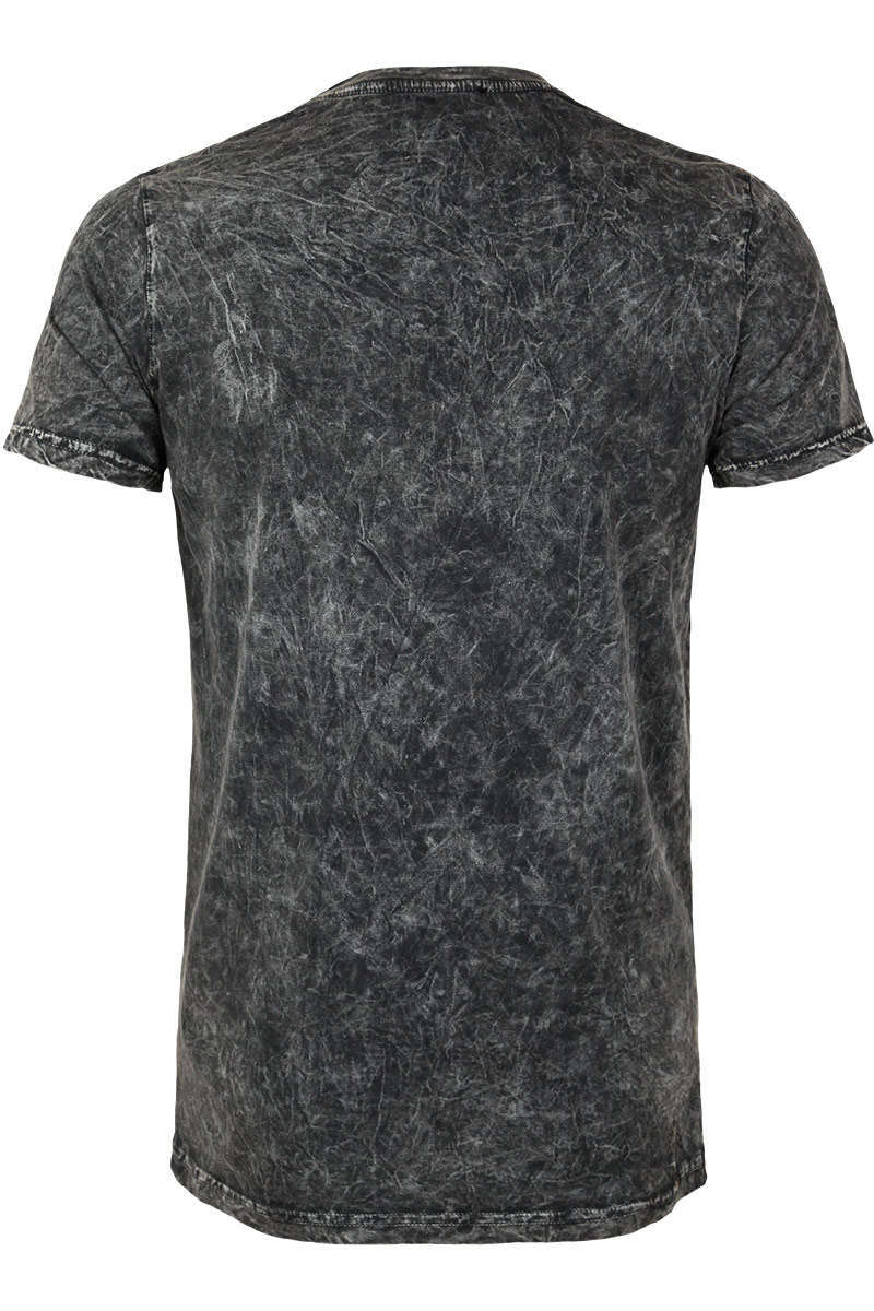 Herren Trachten T-Shirt Hirsch Black Bild 2