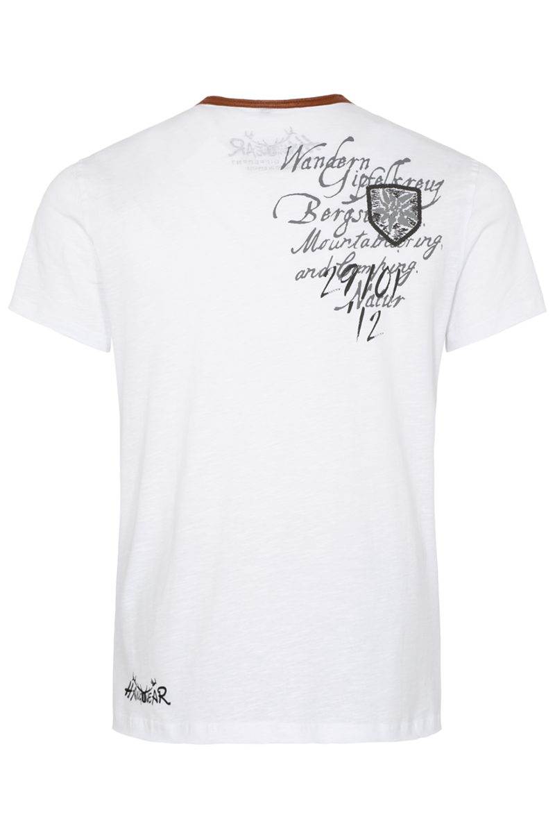 Herren T-Shirt 'Da Berg ruaft' wei Bild 2
