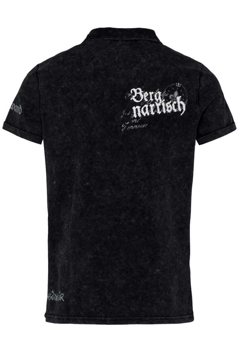 Herren T-Shirt 'Berggwand' dunkelblau Bild 2