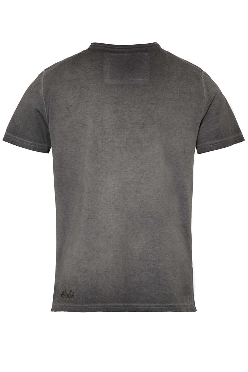 Trachten Herren T-Shirt Biermotiv grau Bild 2