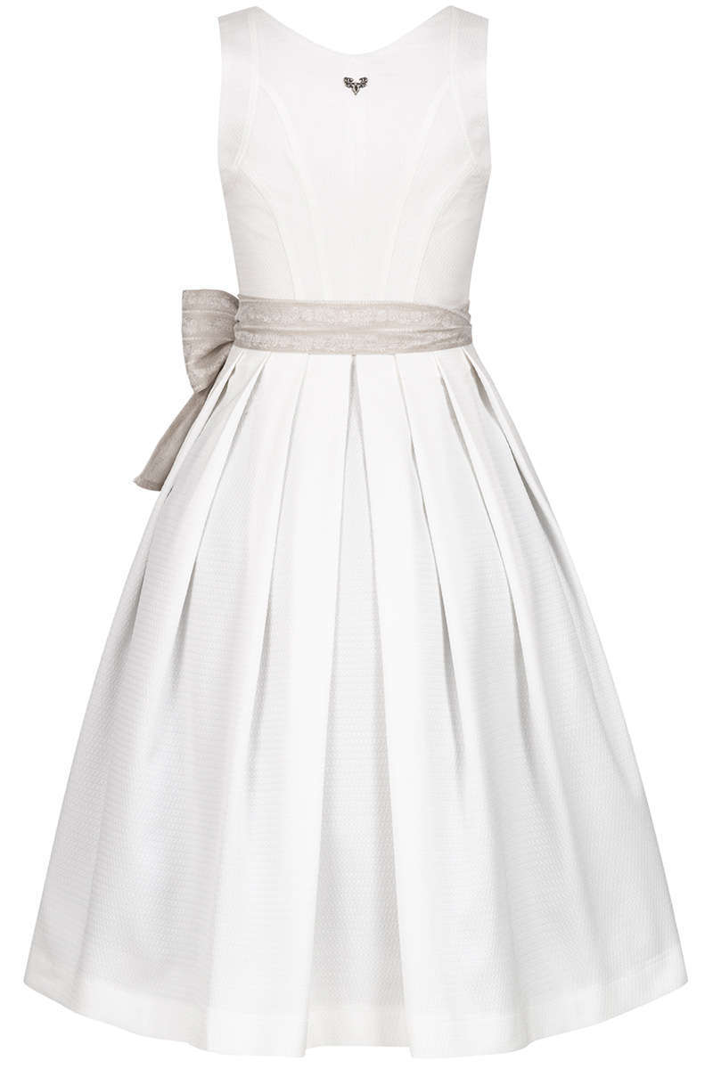 Midi Hochzeits-Dirndl bridal white Bild 2