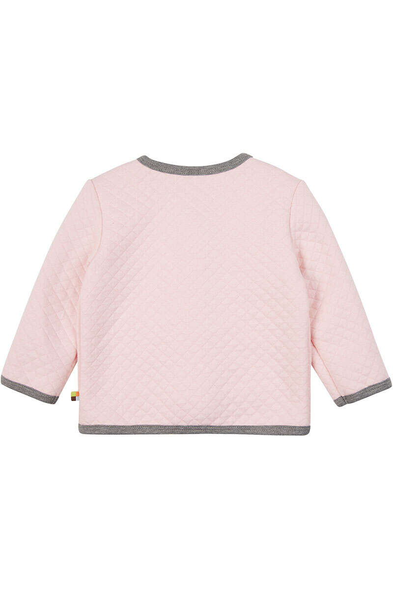 Jacke Rautenmuster Baby und Kleinkind rosa Bild 2