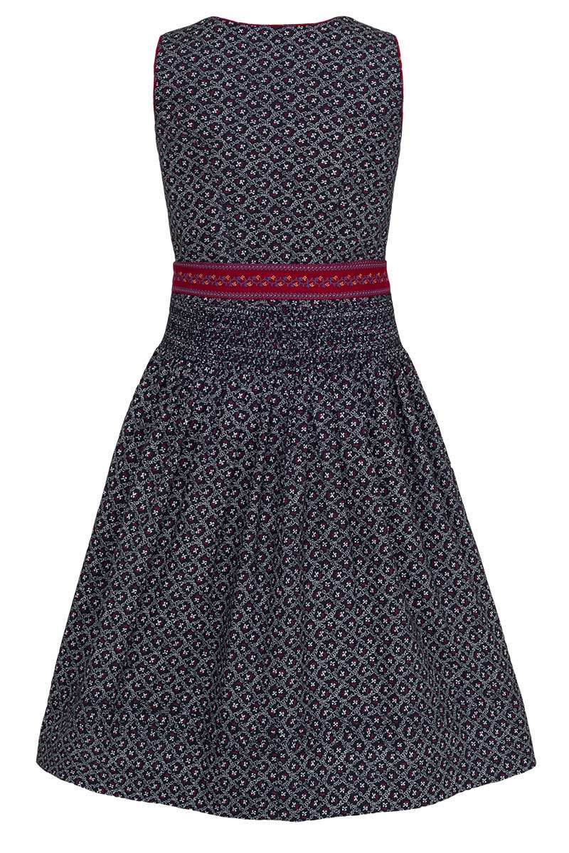 Kinder Dirndl blau rot Bild 2
