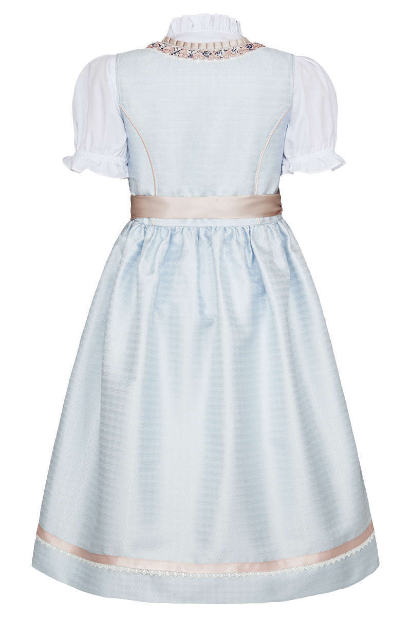 Mdchen- & Jugend-Dirndl mit Bluse hellblau Bild 2