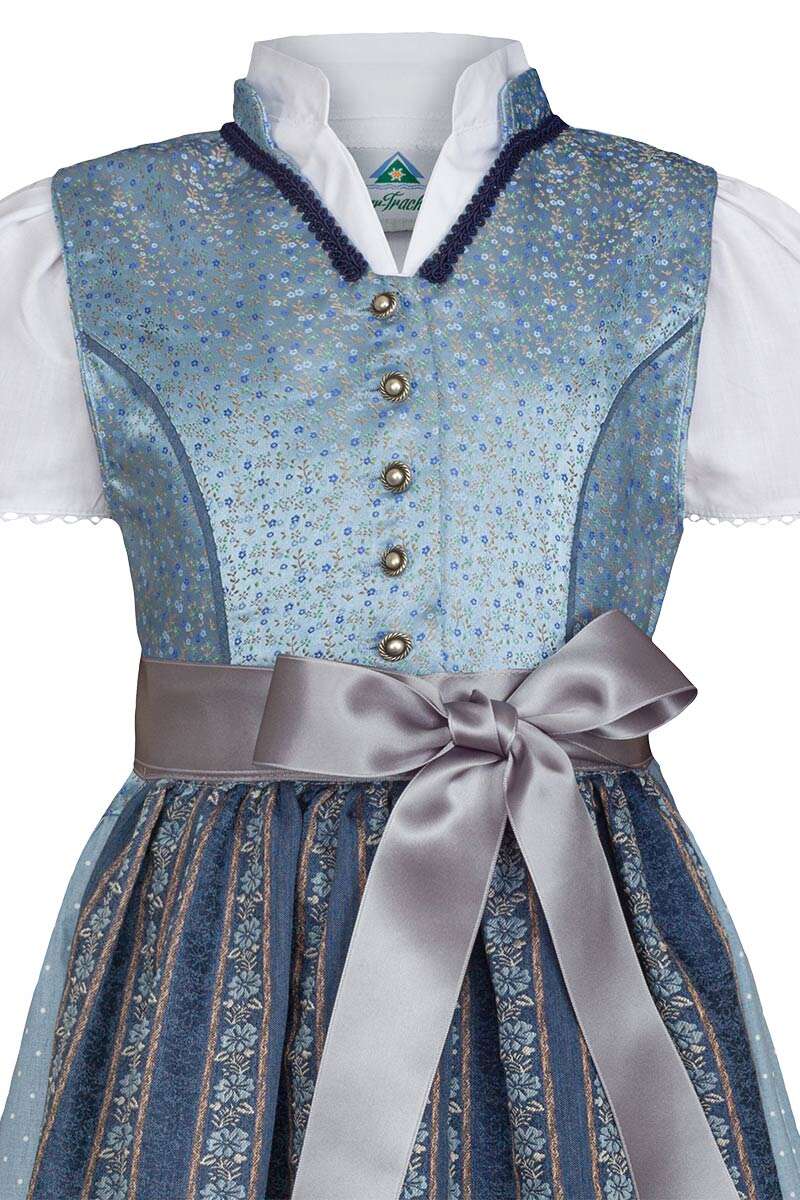 Mdchen Dirndl hellblau Bild 2