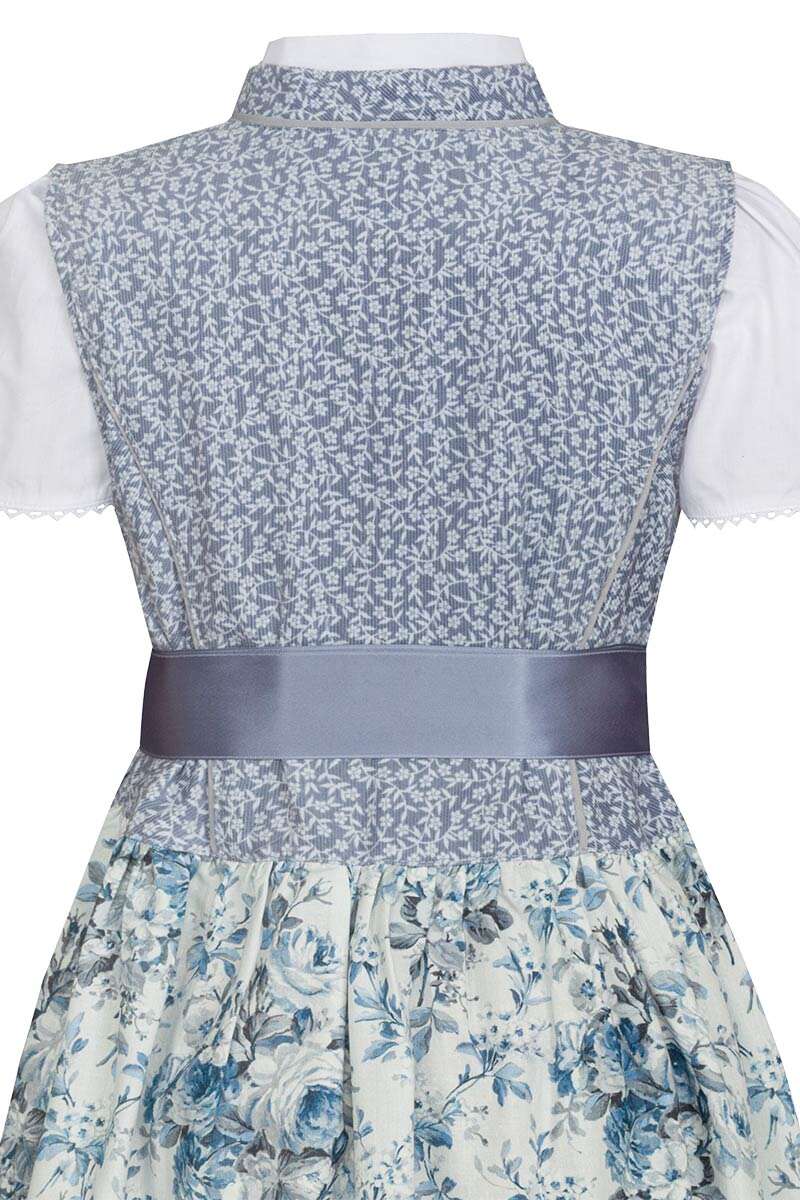 Mdchen Babycord-Dirndl hellblau Bild 2