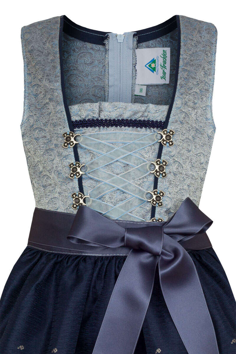 Mdchen Dirndl hellblau Bild 2