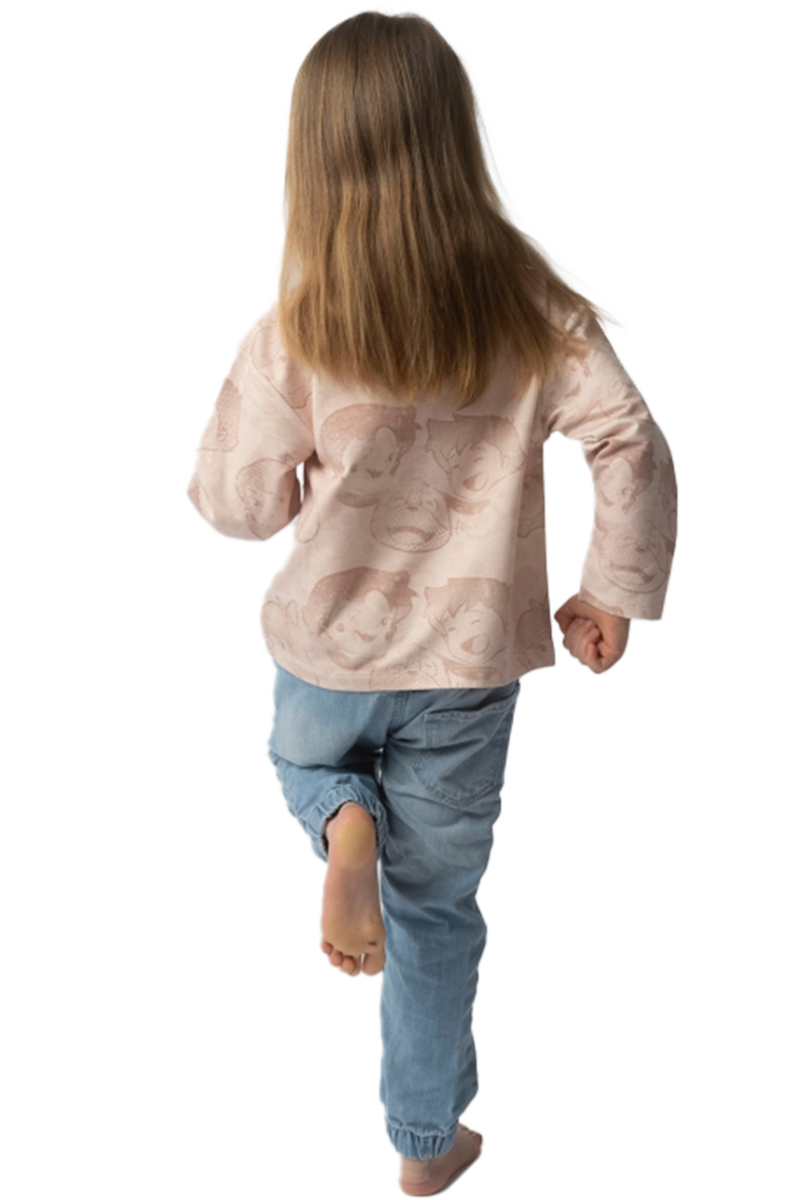 Kinder Hoodie 'Heidi' rosa Bild 2