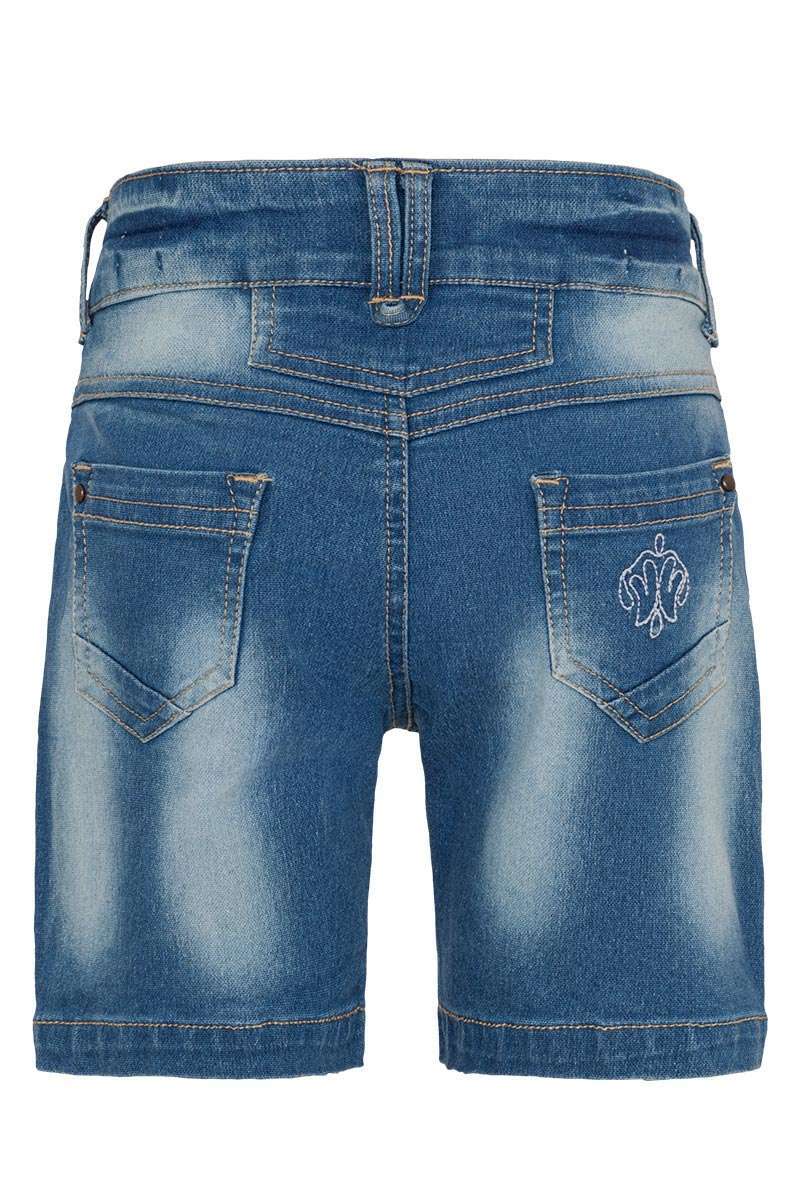 Kinder Trachten-Jeans Bermuda blau Bild 2