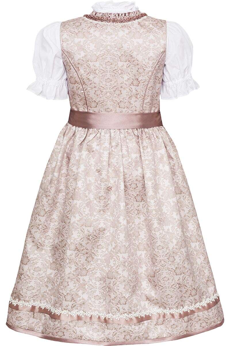 Kinder Dirndl mit Bluse altrosa Bild 2