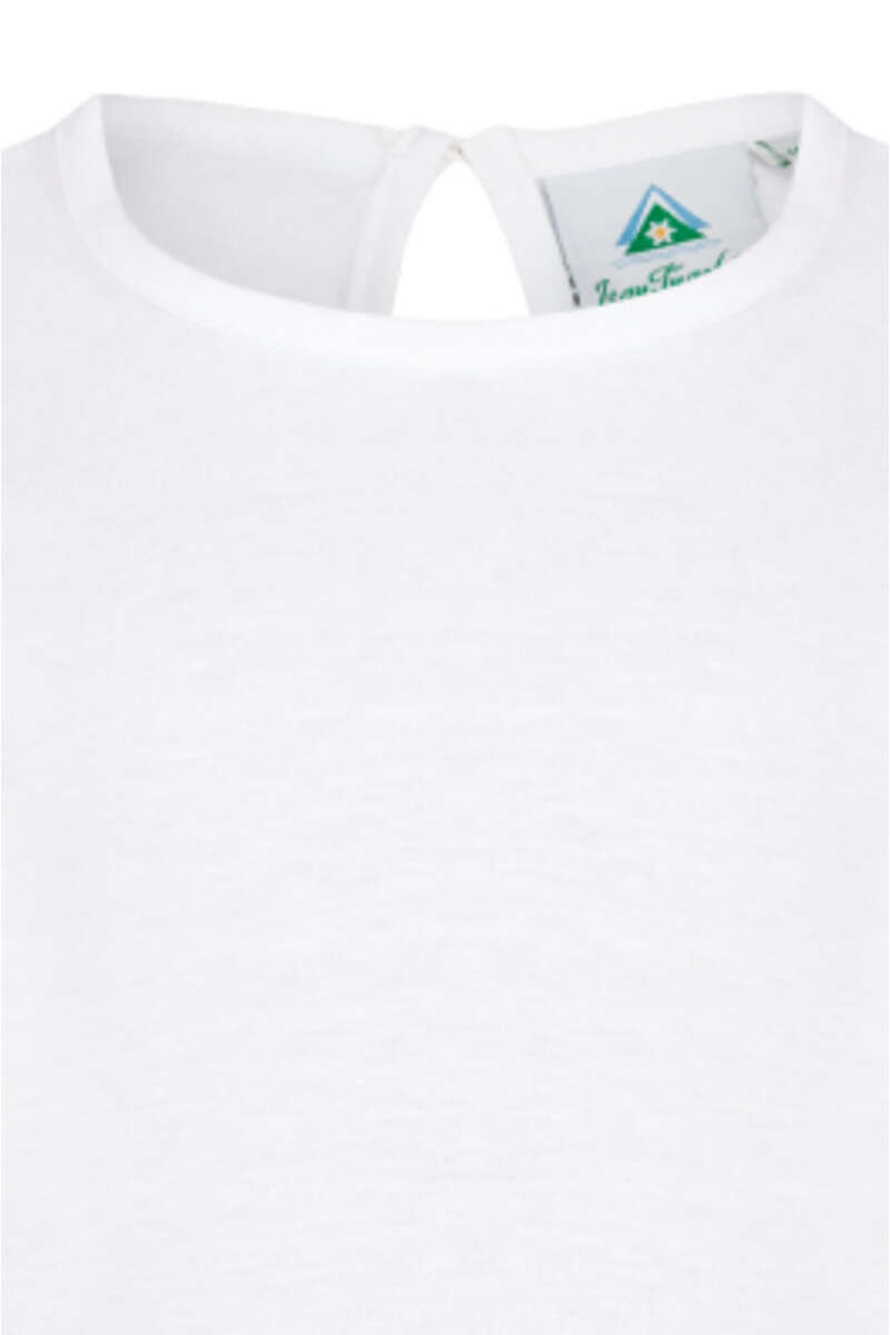 Mdchen Trachten T-Shirt Spitzenrmel weiss Bild 2