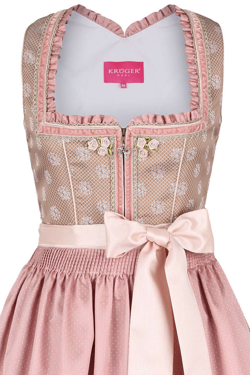 Dirndl mini Vintage rosa Bild 2