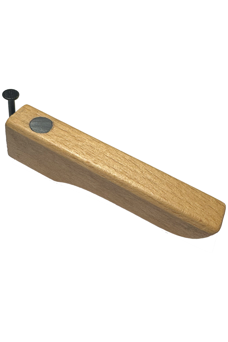 Flaschenffner Holz mit Nagel und Magneten 'Grias di' Bild 2