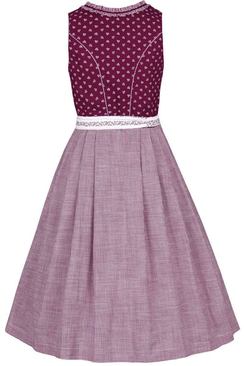 Midi Dirndl beere weiss Bild 2
