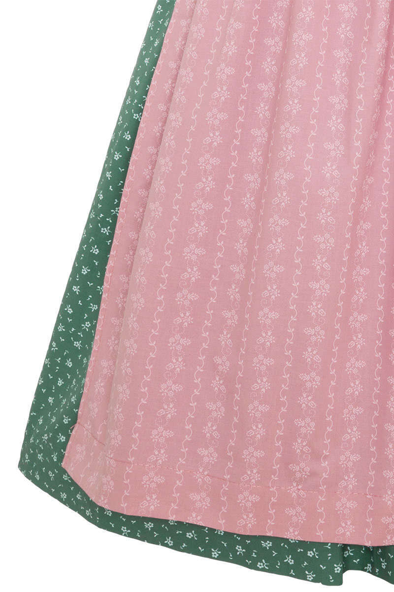 Midi Baumwolldirndl grn rosa Bild 2