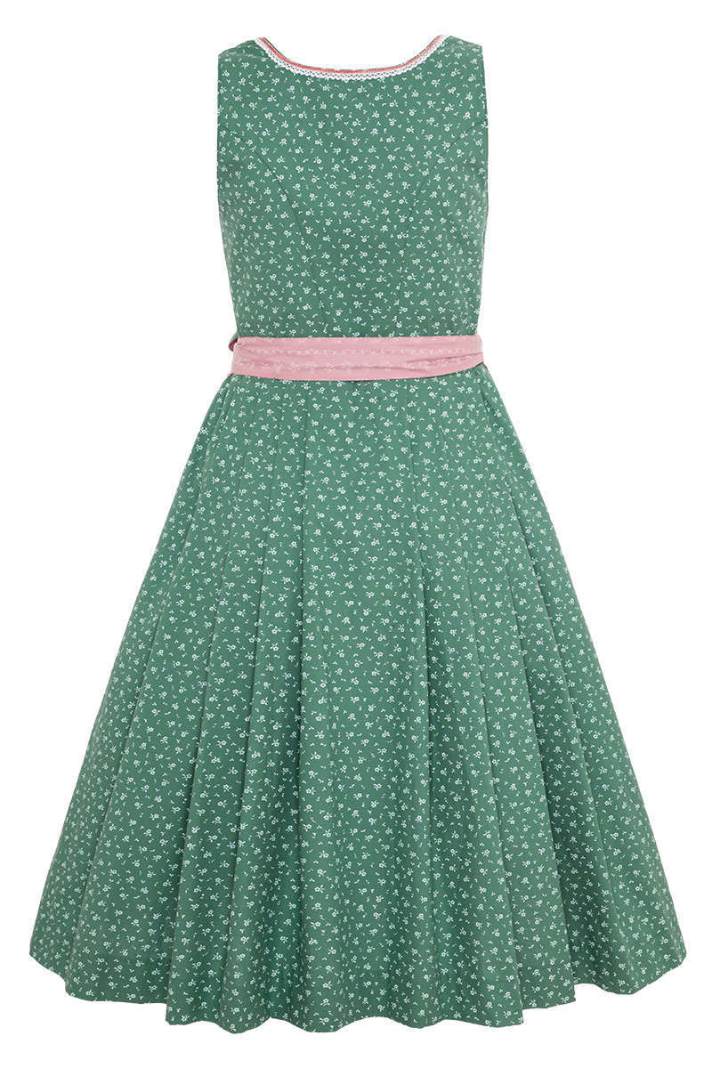 Midi Baumwolldirndl grn rosa Bild 2