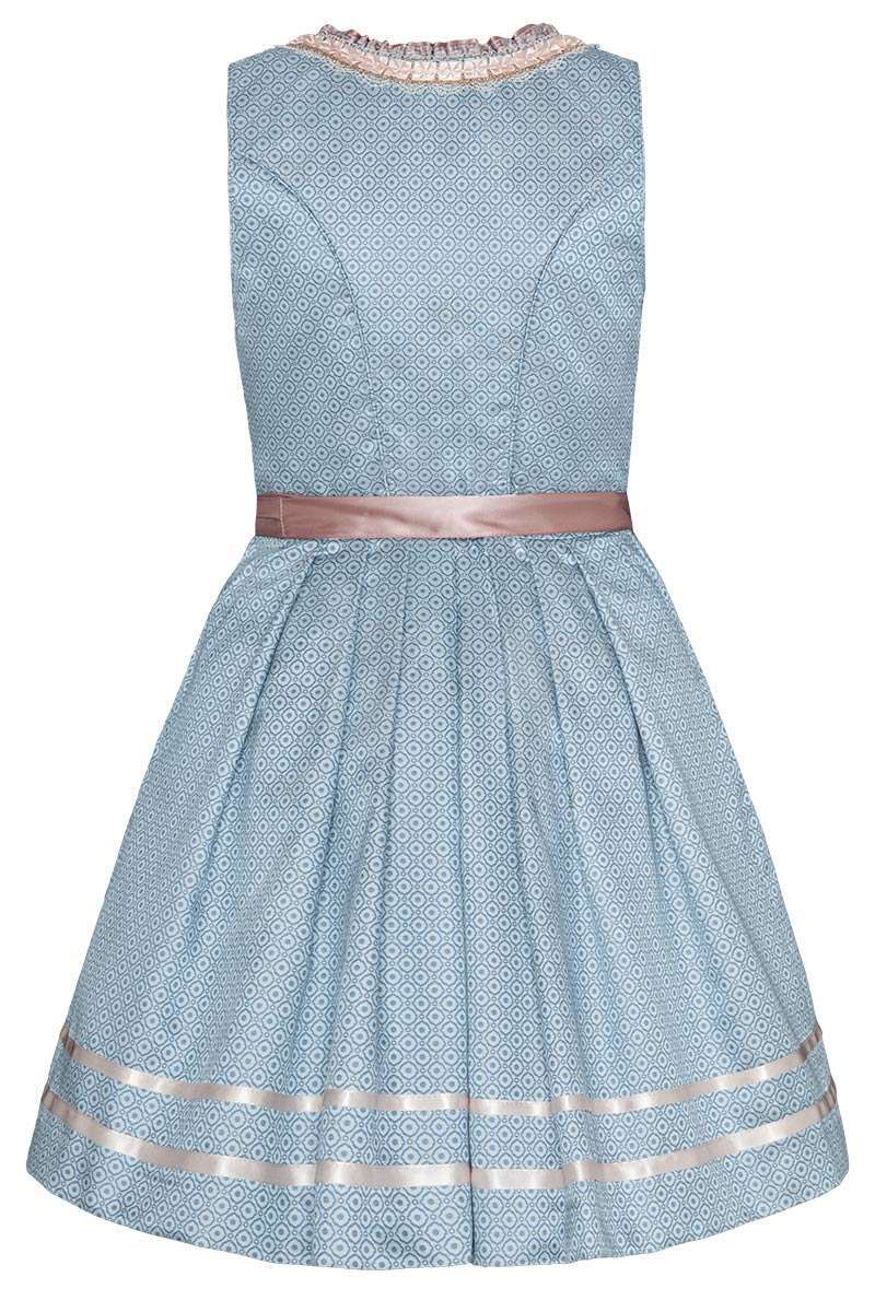 Mini Dirndl hellblau rosa Bild 2