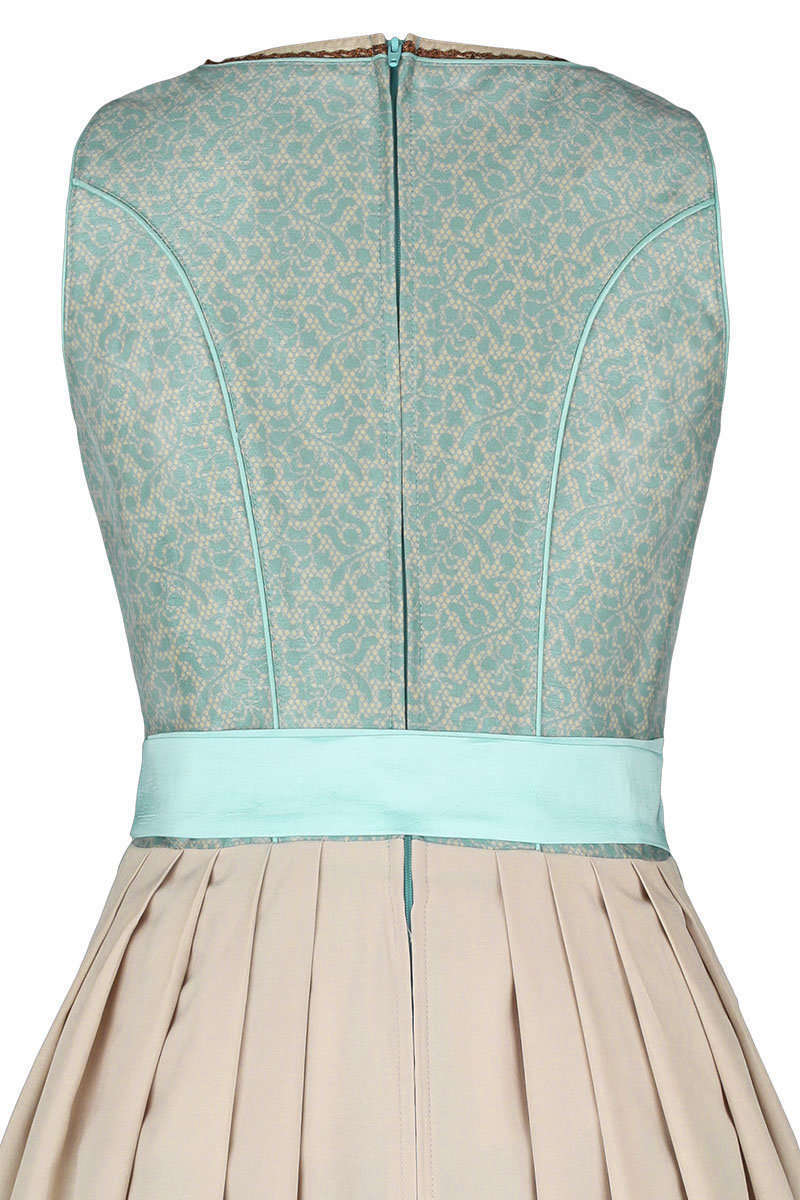 Dirndl mini aqua beige Bild 2