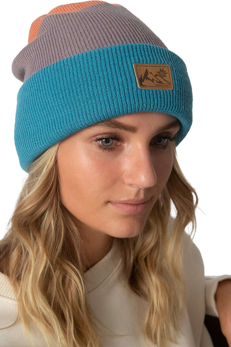 Long-Beanie Unisex lavendel Bild 2