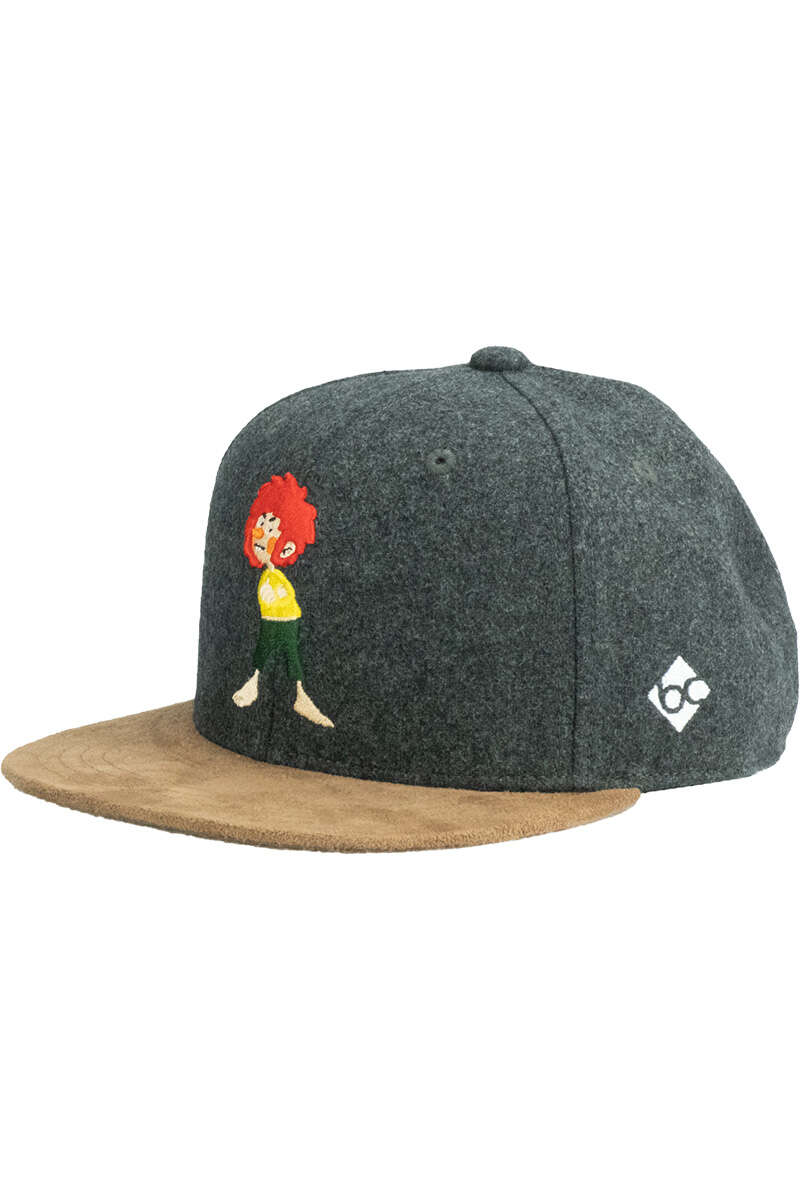 KIDS Snapback Cap 'grantiger' PUMUCKL dunkelgrau