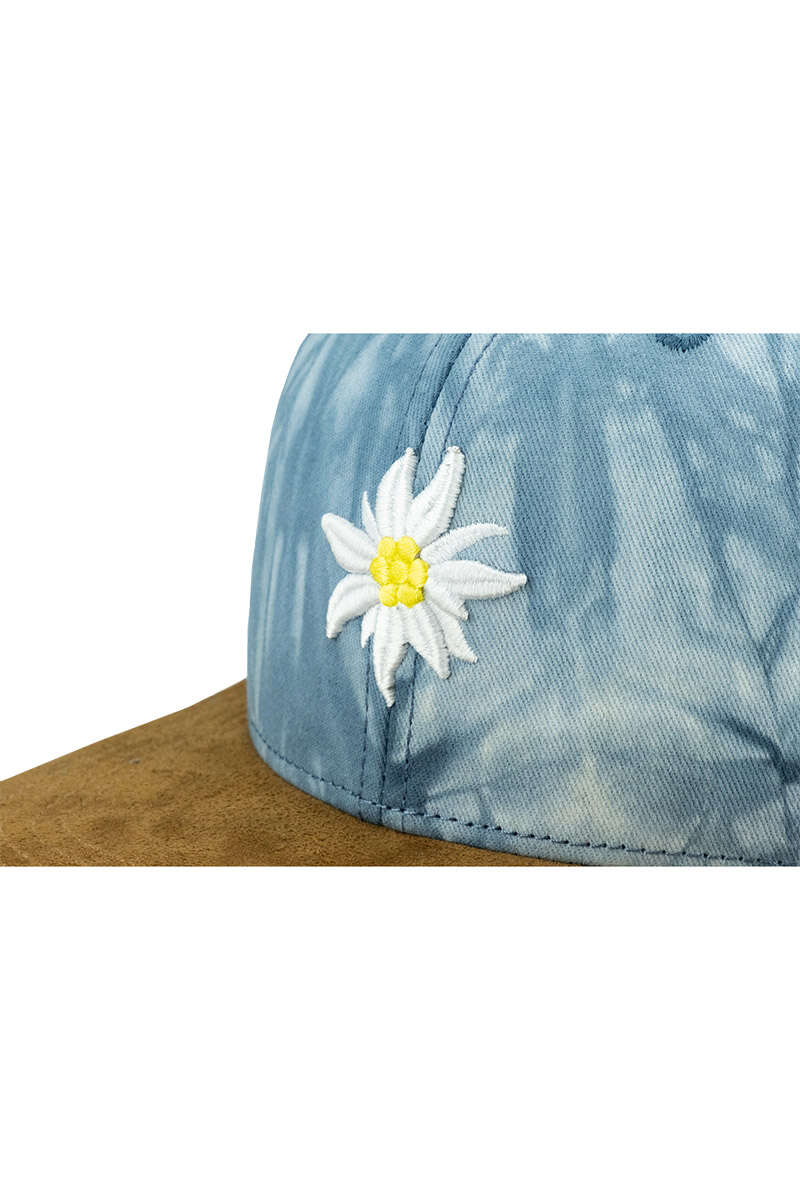 Snapback Cap EDELWEISS BATIK blau Bild 2