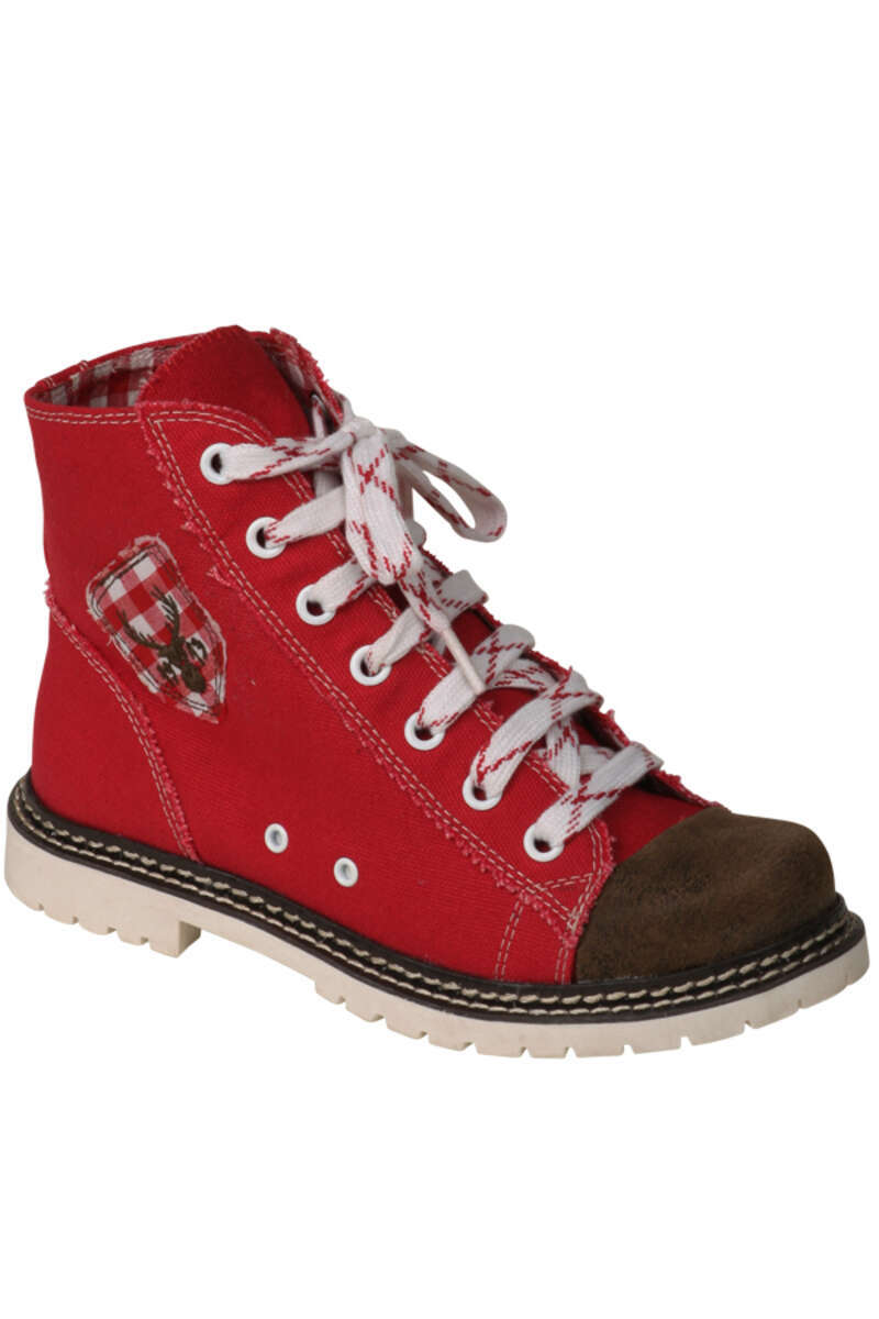 Stiefel Jacky rot/braun rustikal