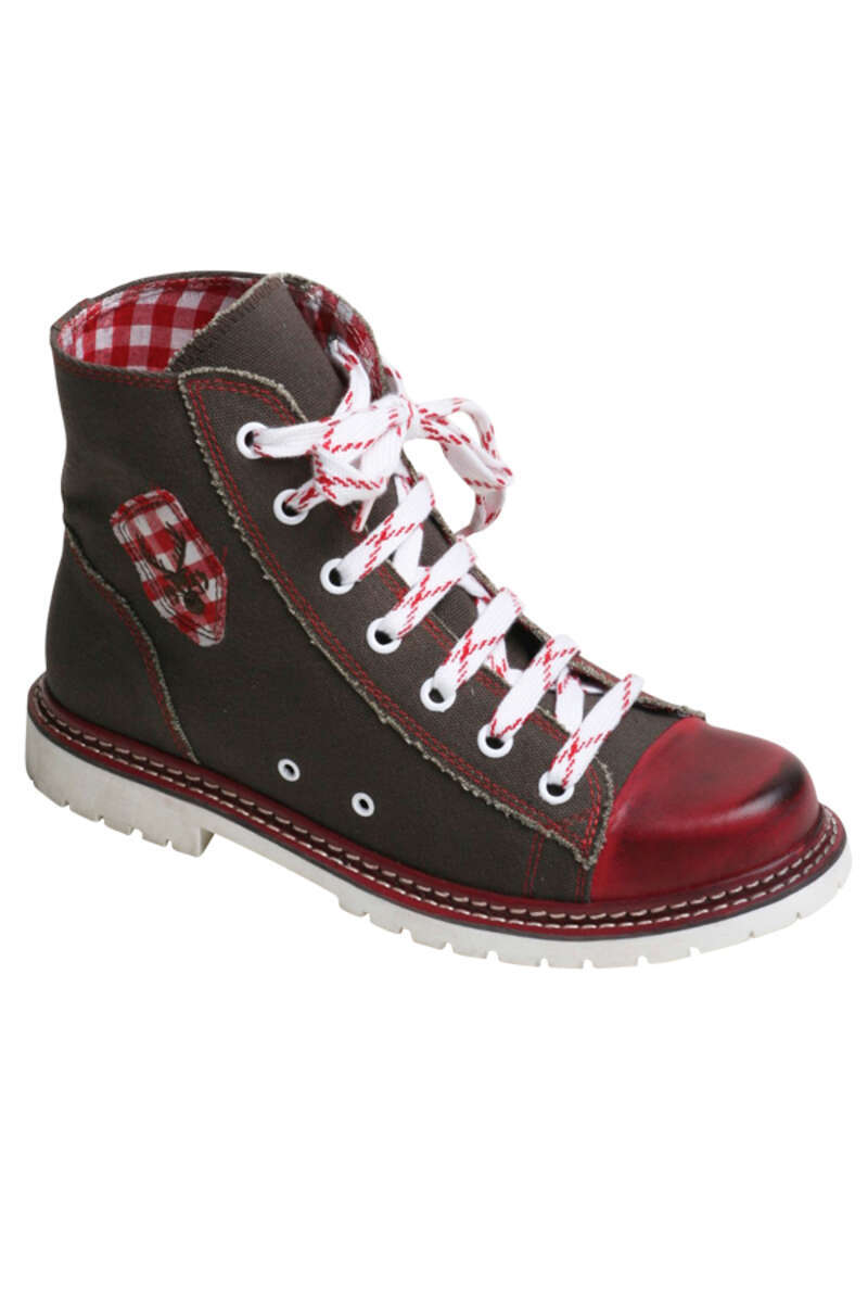 Stiefel Jacky braun/rot rustikal