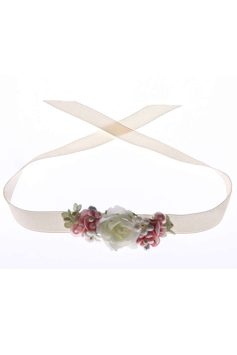 Blumen-Armband  rosa creme