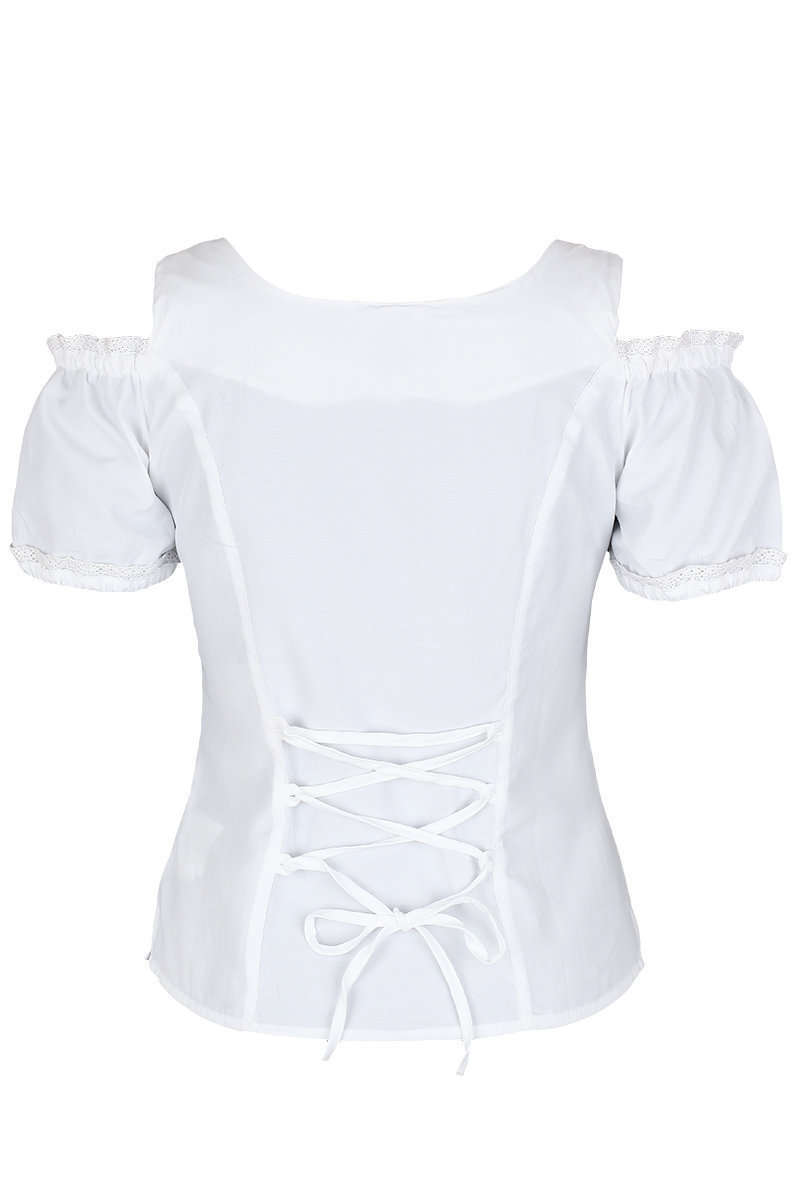 Trachten Carmenbluse weiss Bild 2