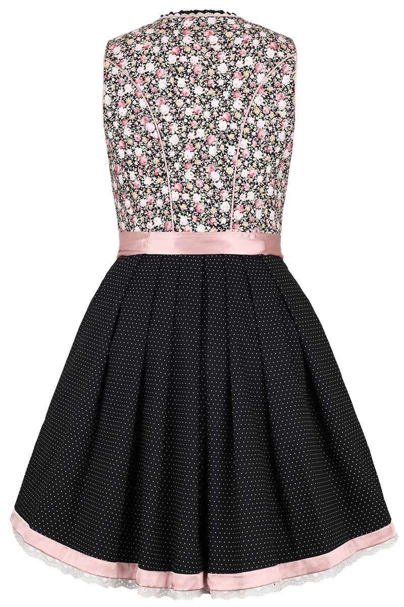 Dirndl kurz rosa schwarz Blmchenprint Bild 2