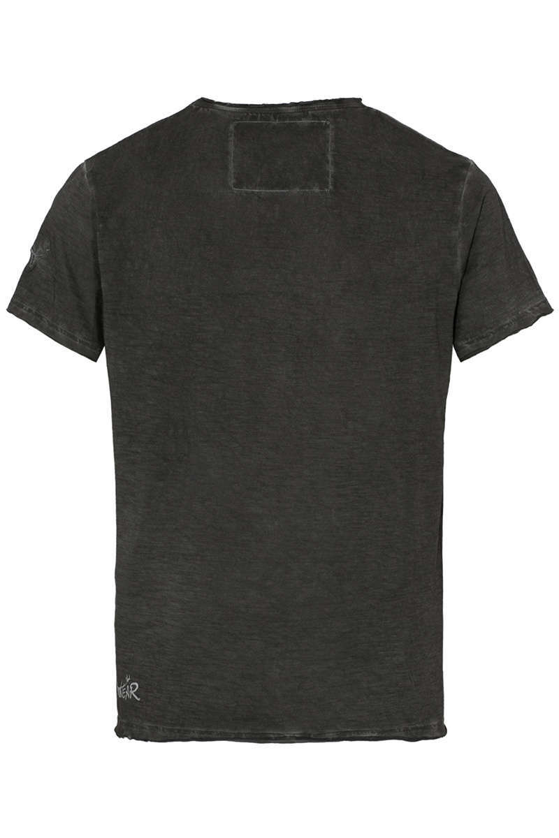 Herren T-Shirt  'duaschd wiad´sau' schwarz Bild 2
