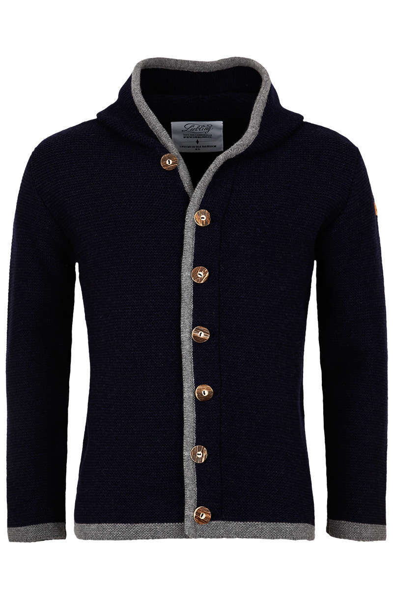 Liebling Trachtenjanker navy/grau 'Thomas II'