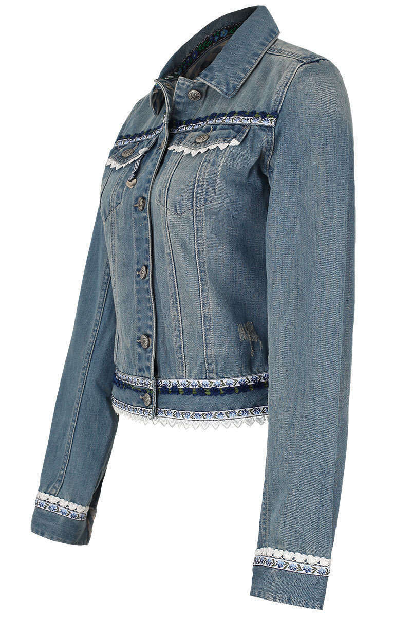 Damen Trachten Jeansjacke Bild 2