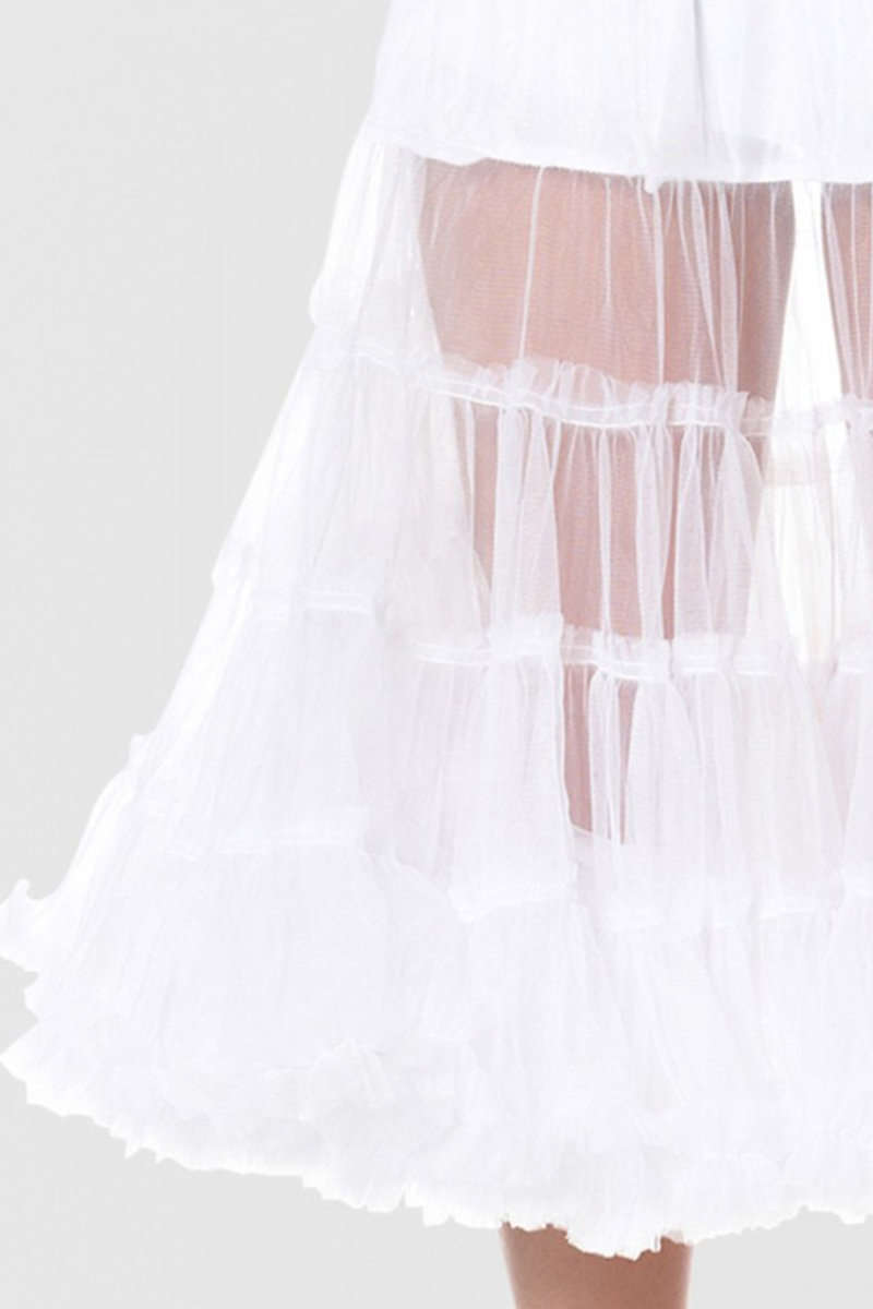 Dirndl Petticoat weiß 60cm Bild 2