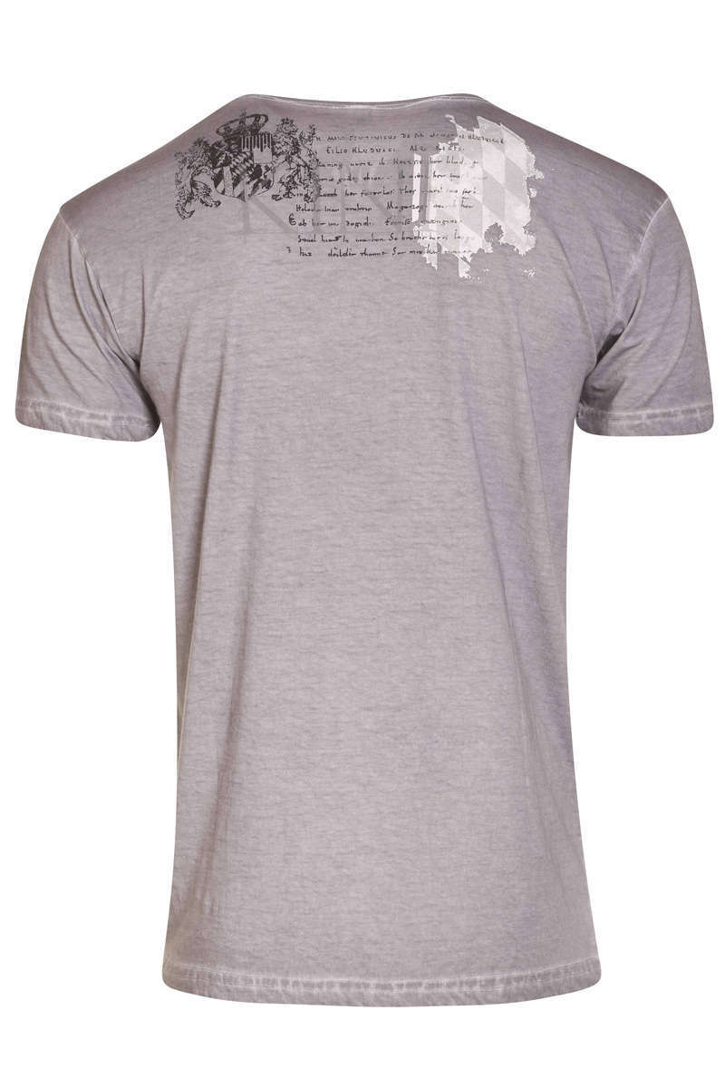 Herren T-Shirt mit Ludwig II grau Bild 2