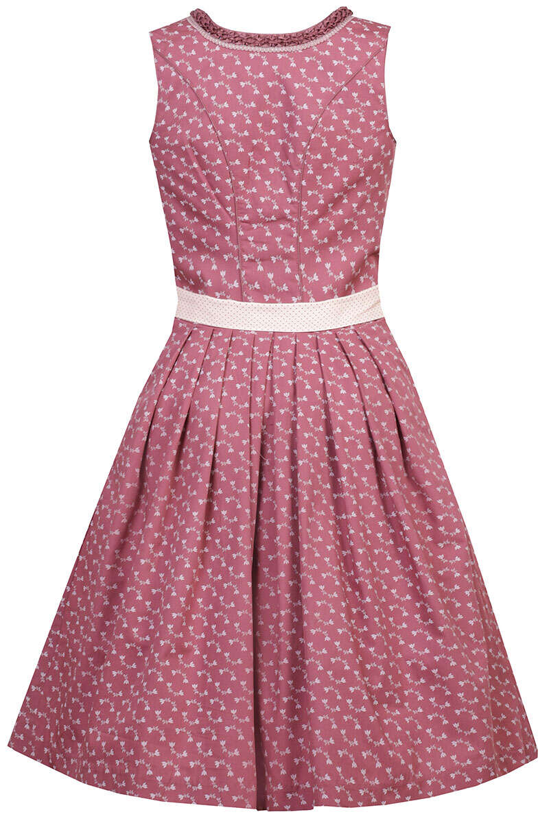 Dirndl kurz mit Reiverschluss cranberry Bild 2