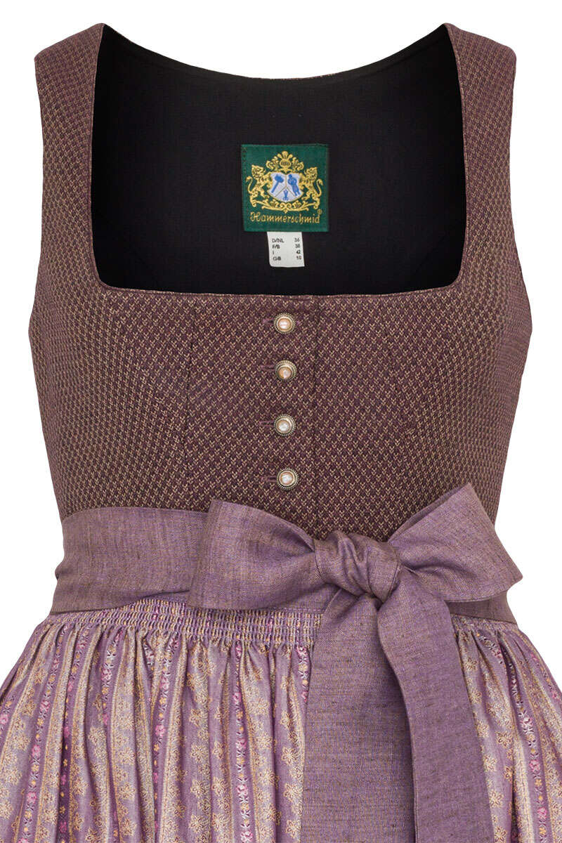 Dirndl mauve lang Bild 2