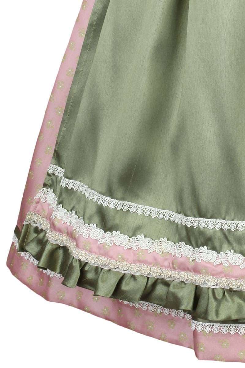 Krger Dirndl kurz rosa grn Bild 2