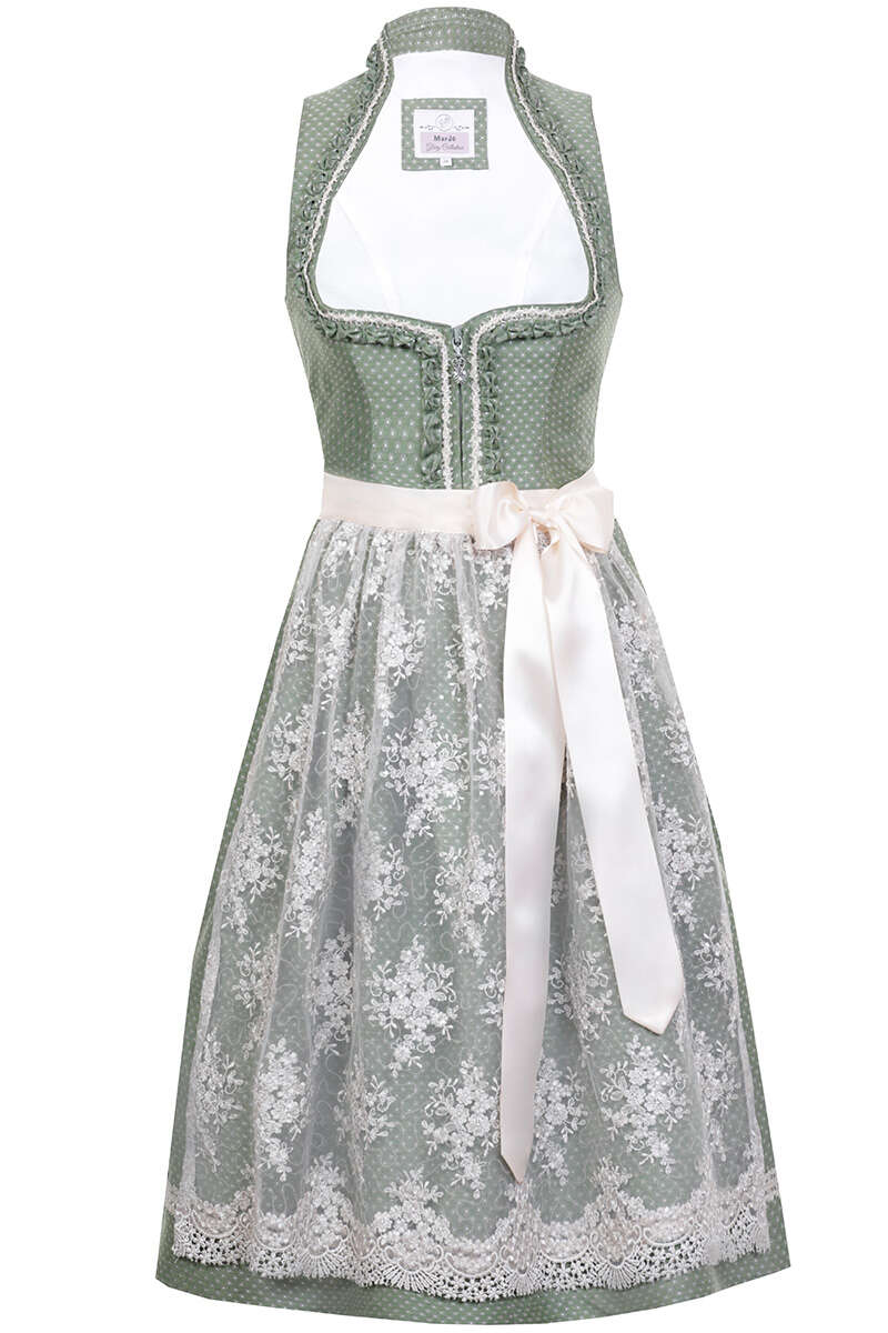 Damen Dirndl Midi grn