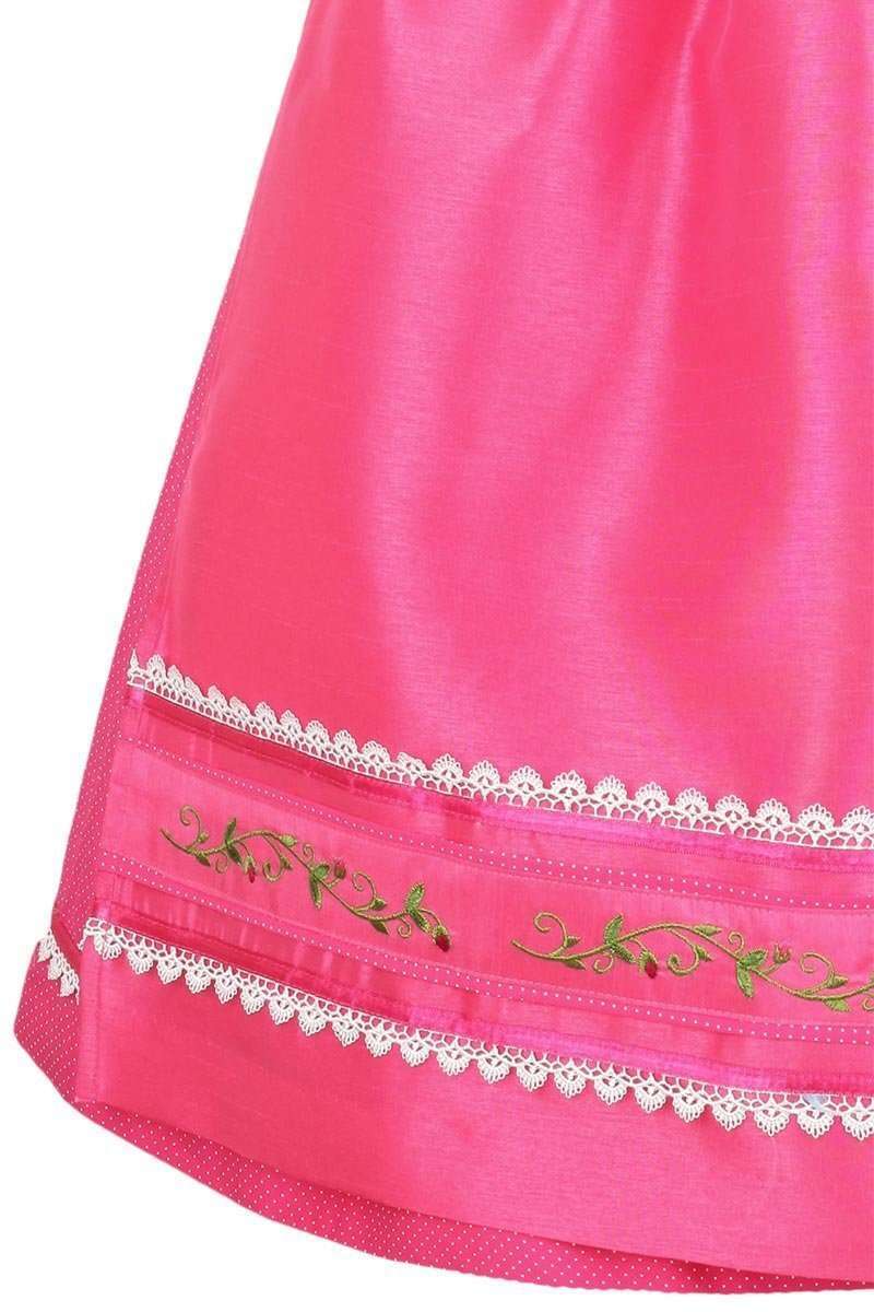 Dirndl kurz braun pink Bild 2