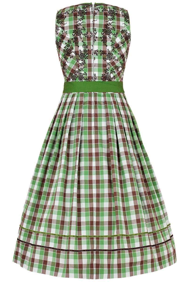 Dirndl mittel kariert mit 2 Schrzen Bild 2