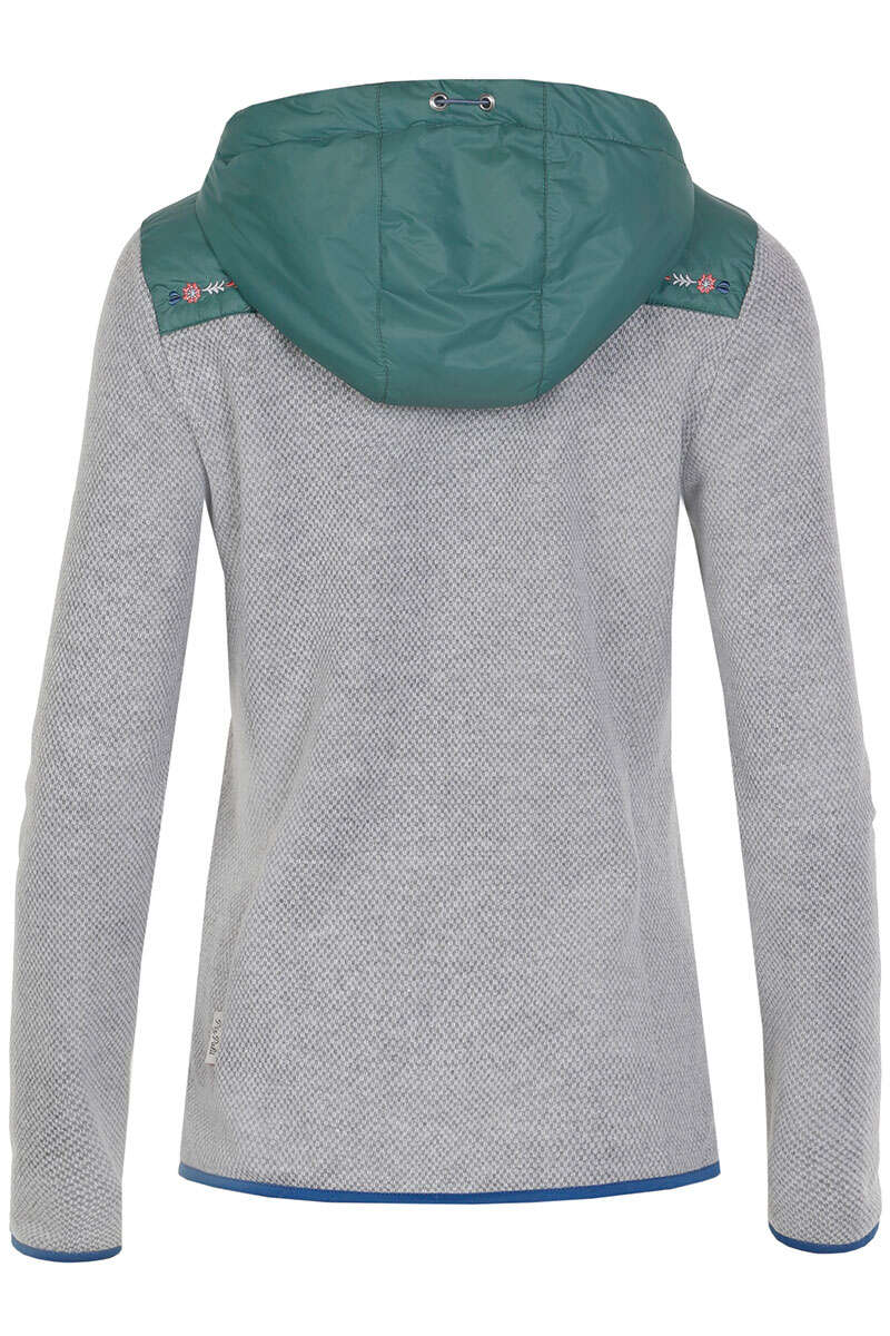 Damen Outdoor-Jacke grau/grn Bild 2