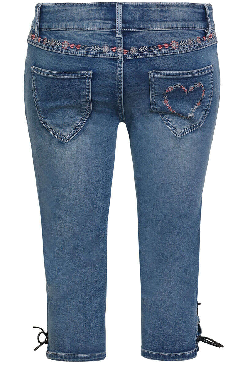 Damen Stretch-3/4-Jeans denim Bild 2