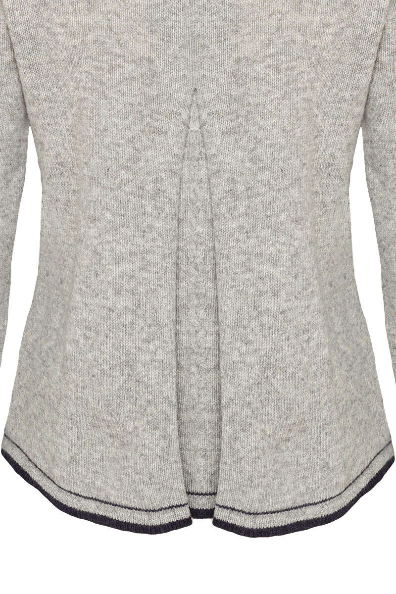 Damen Pullover silbergrau Bild 2